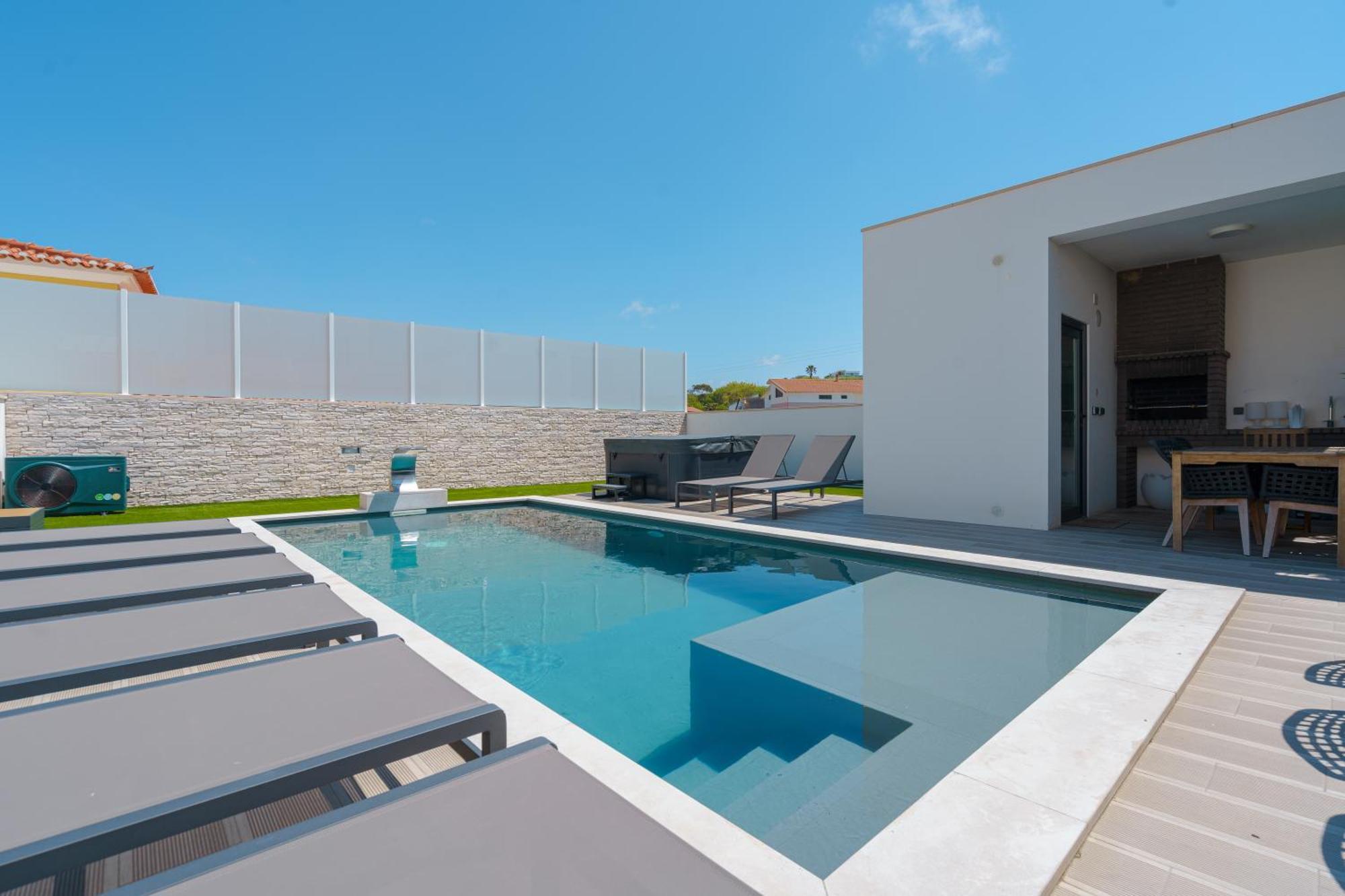 Paradise Villa, Luxury Villa Near The Beach Ribamar  Exterior foto